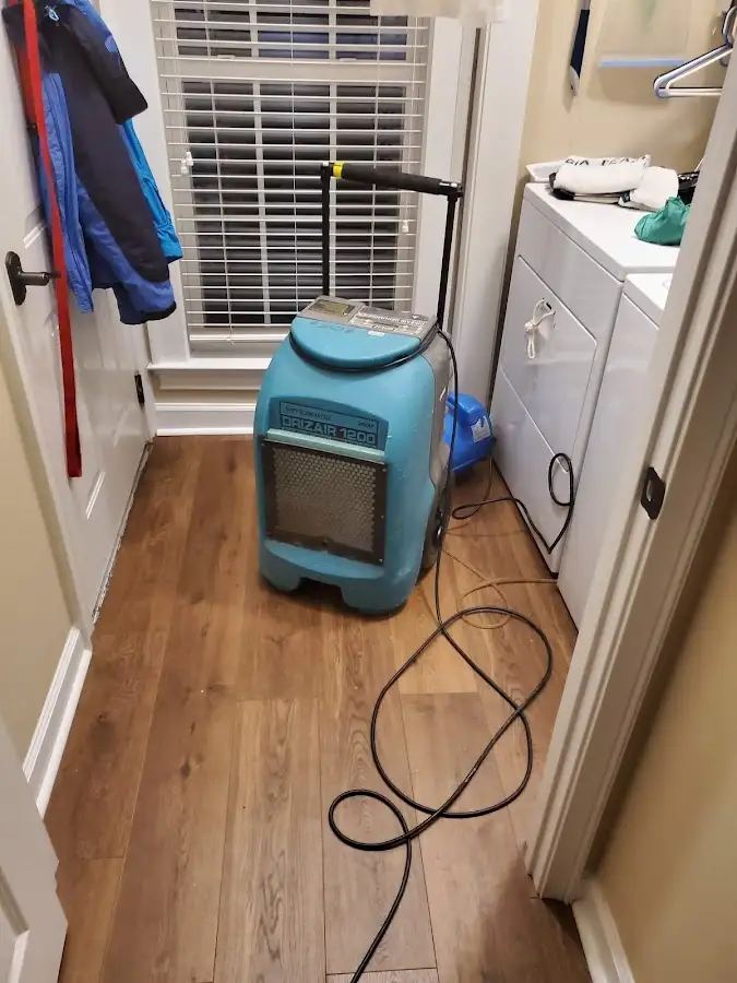 Commercial dehumidifier deployed for Flood Damage Cleanup in Adairsville